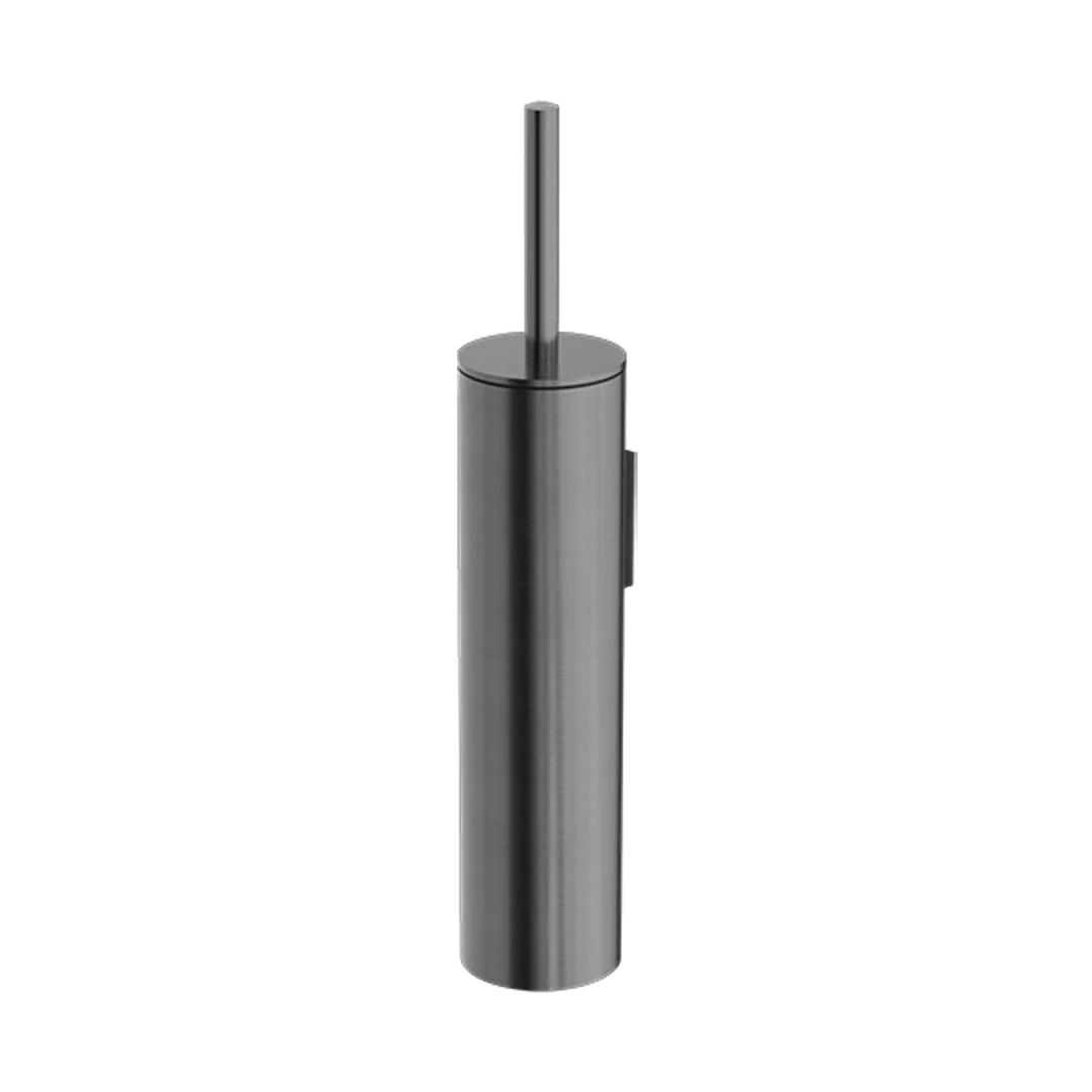 Nero Mecca Toilet Brush Holder Gun Metal Nr1988Gm