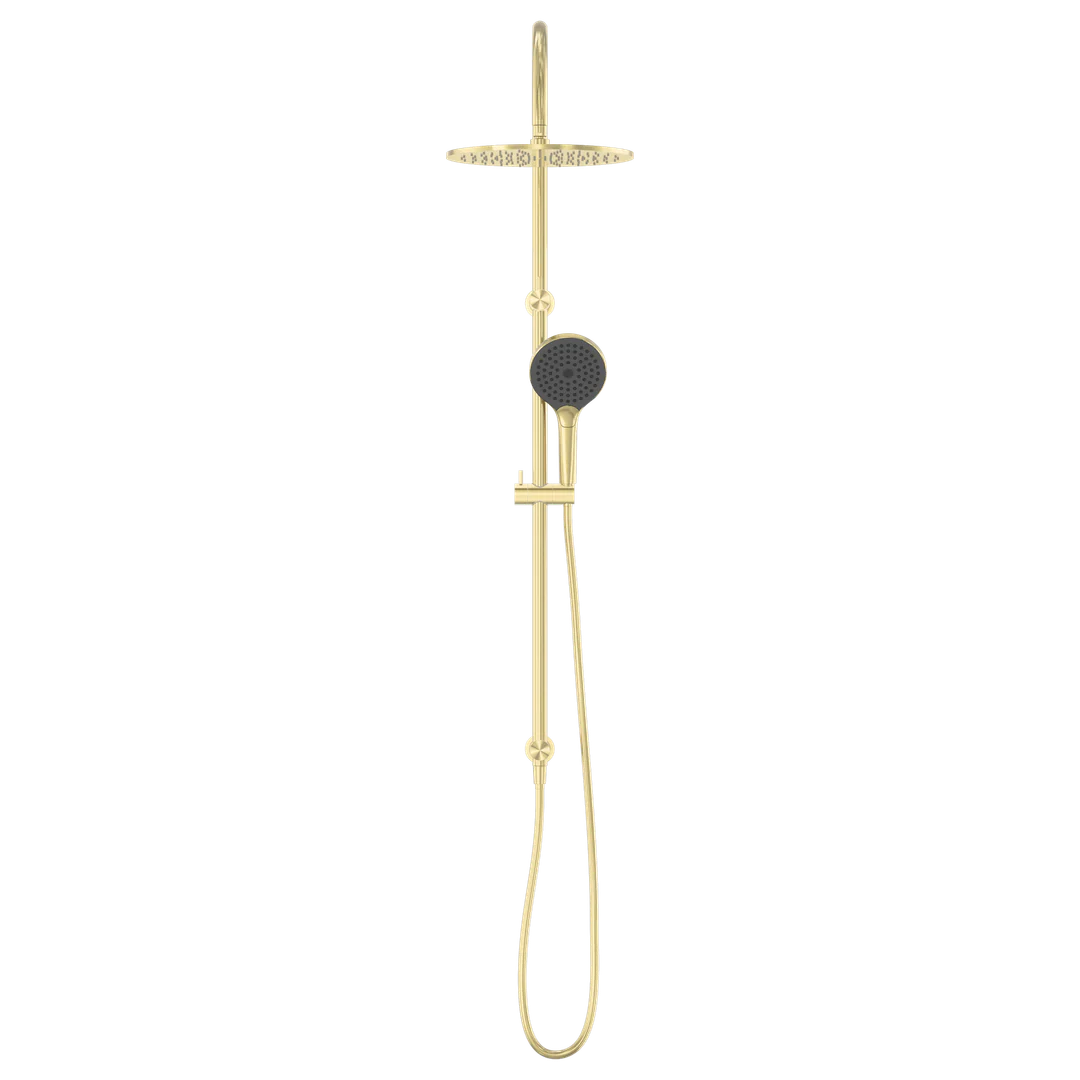Nero Mecca Twin Shower With Air Shower Ii Brushed Gold Nr221905Hbg - Image 4