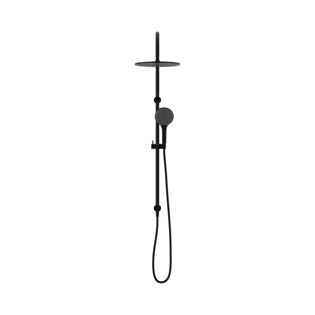 Nero Mecca Twin Shower With Air Shower Ii Matte Black Nr221905Hmb - Image 3