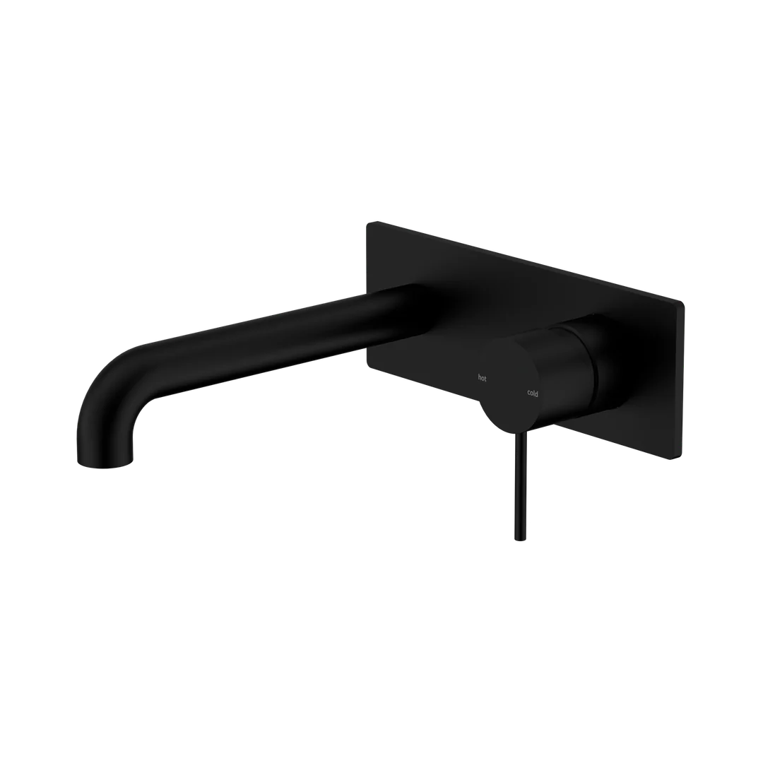 Nero Mecca Wall Basin/Bath Mixer 260Mm Matte Black