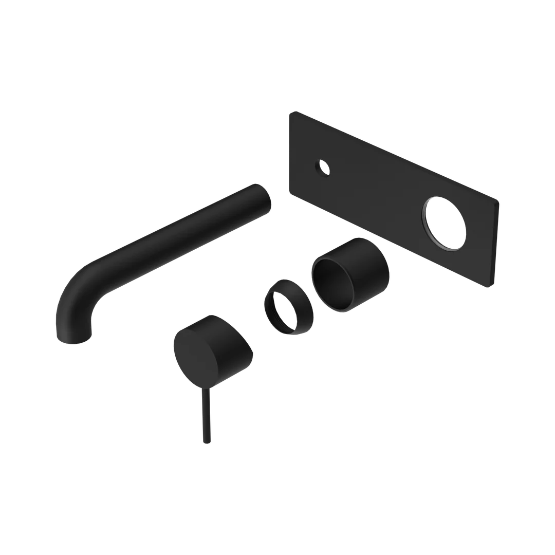 Nero Mecca Wall Basin/Bath Mixer 260Mm Trim Kits Only Matte Black