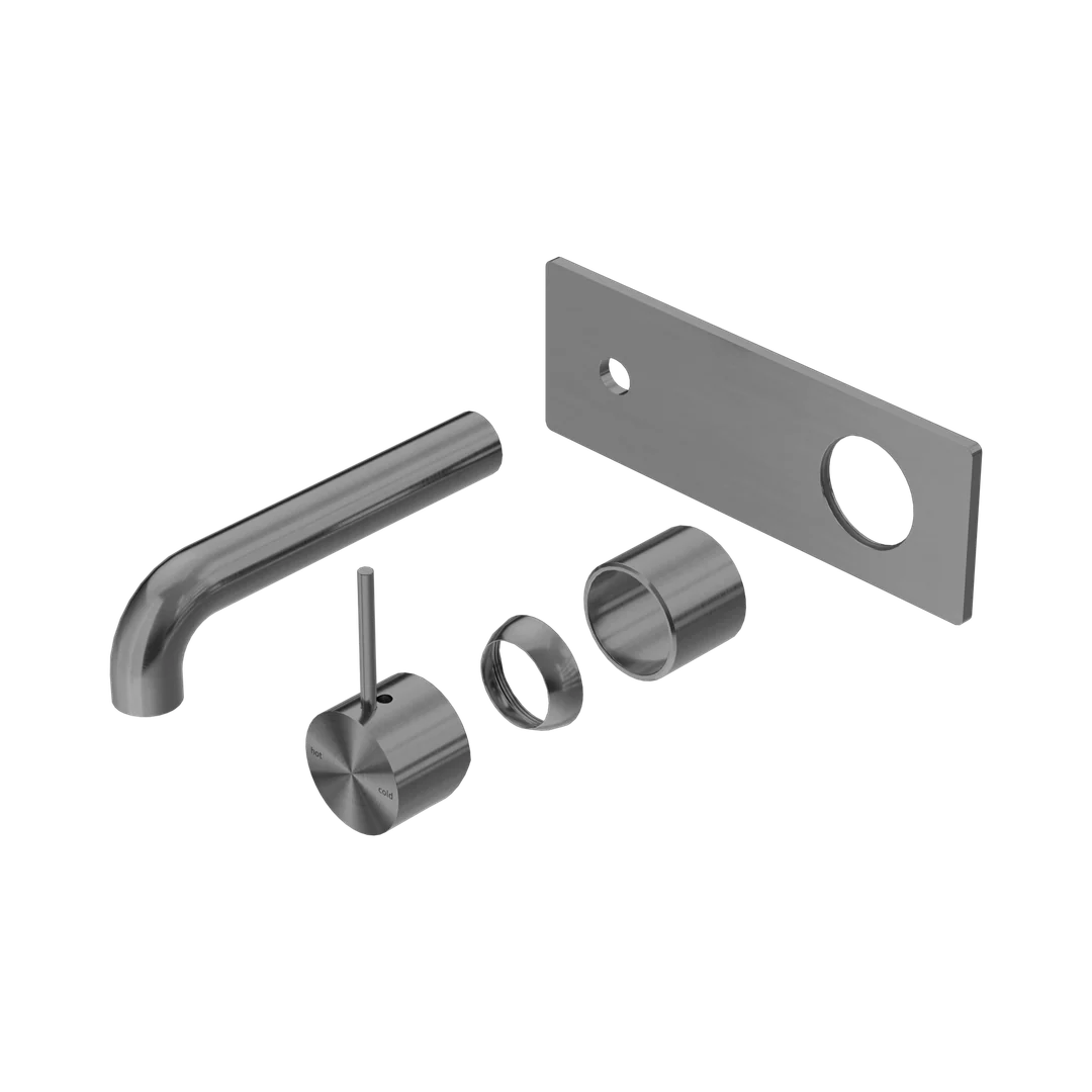 Nero Mecca Wall Basin/Bath Mixer Handle Up 120Mm Trim Kits Only Gun Metal