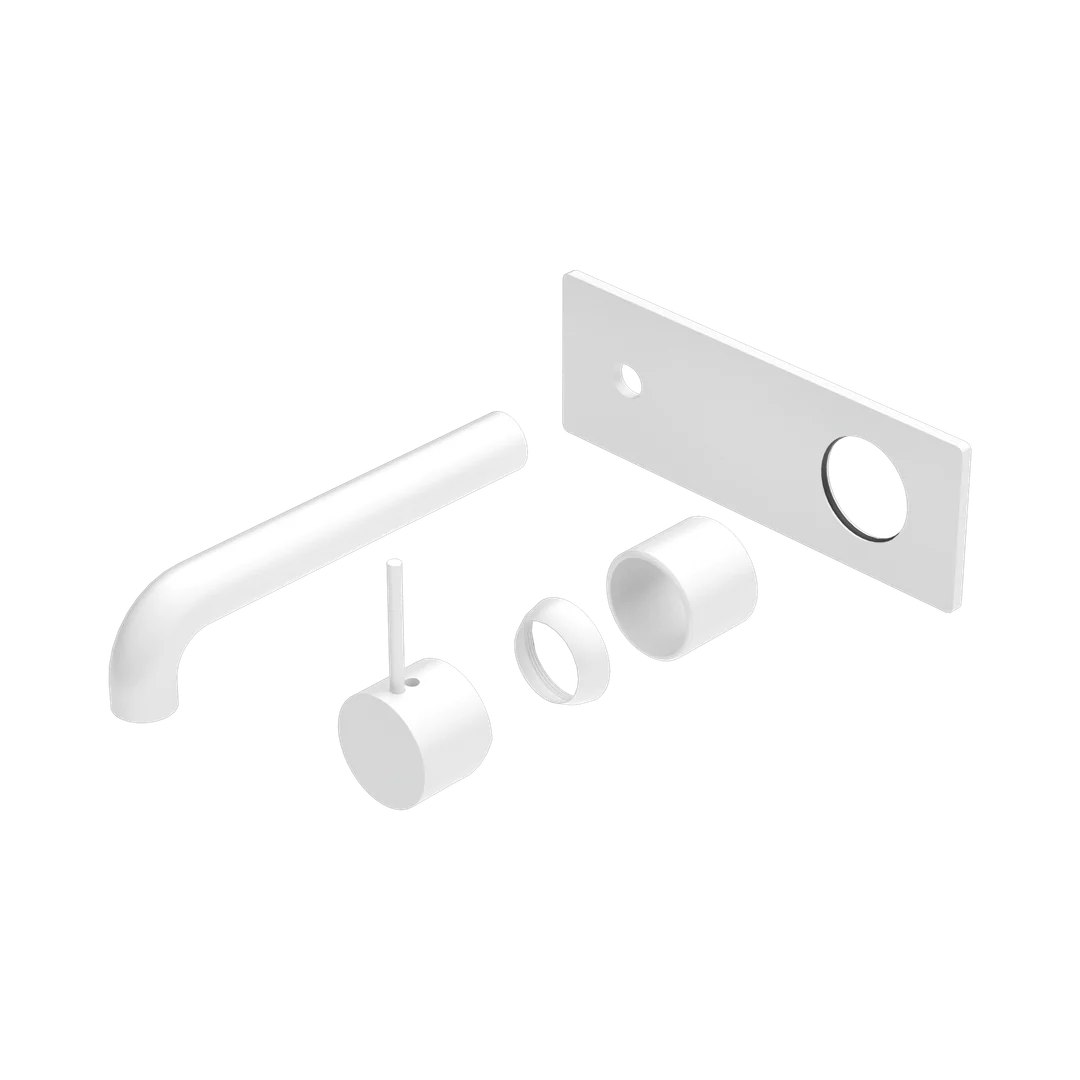 Nero Mecca Wall Basin/Bath Mixer Handle Up 260Mm Trim Kits Only Matte White