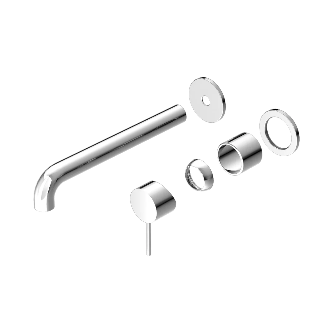 Nero Mecca Wall Basin/Bath Mixer Separate Back Plate 230Mm Trim Kits Only Chrome