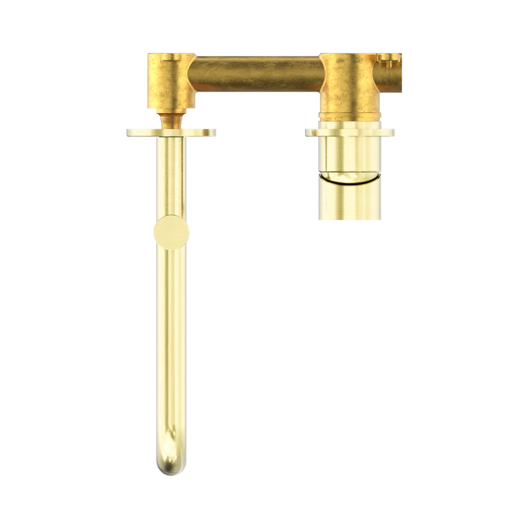 Nero Mecca Wall Basin/Bath Mixer Swivel Spout 225Mm Brushed Gold Nr221910Rbg - Image 3
