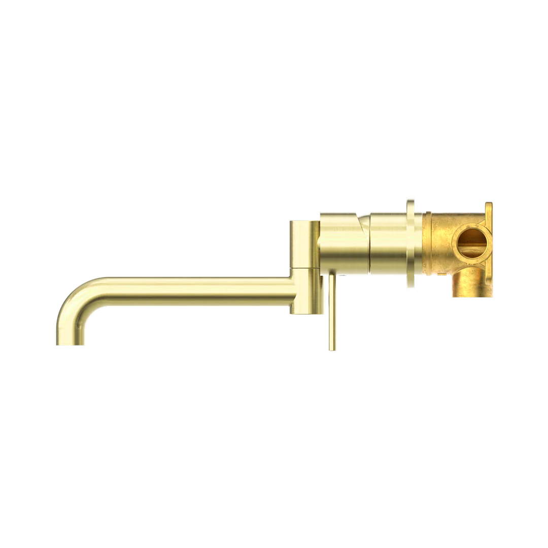 Nero Mecca Wall Basin/Bath Mixer Swivel Spout 225Mm Brushed Gold Nr221910Rbg - Image 4