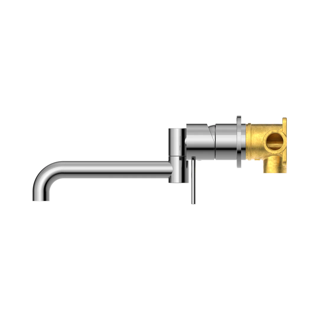 Nero Mecca Wall Basin/Bath Mixer Swivel Spout 225mm - Chrome - Image 5