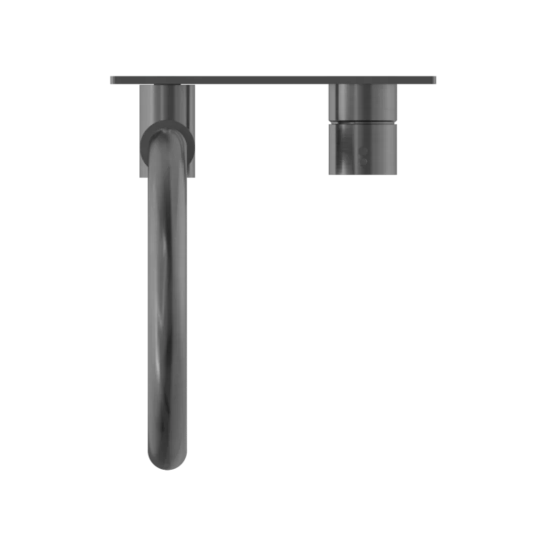 Nero Mecca Wall Basin/Bath Mixer Swivel Spout Handle Up - Gunmetal - Image 5