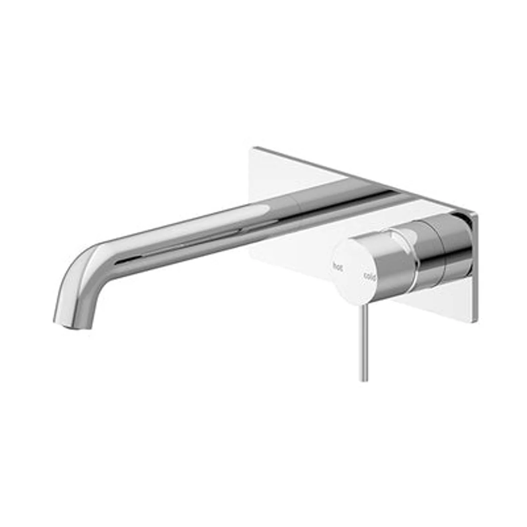 Nero Mecca Wall Basin Mixer 185Mm Spout Chrome - Image 2