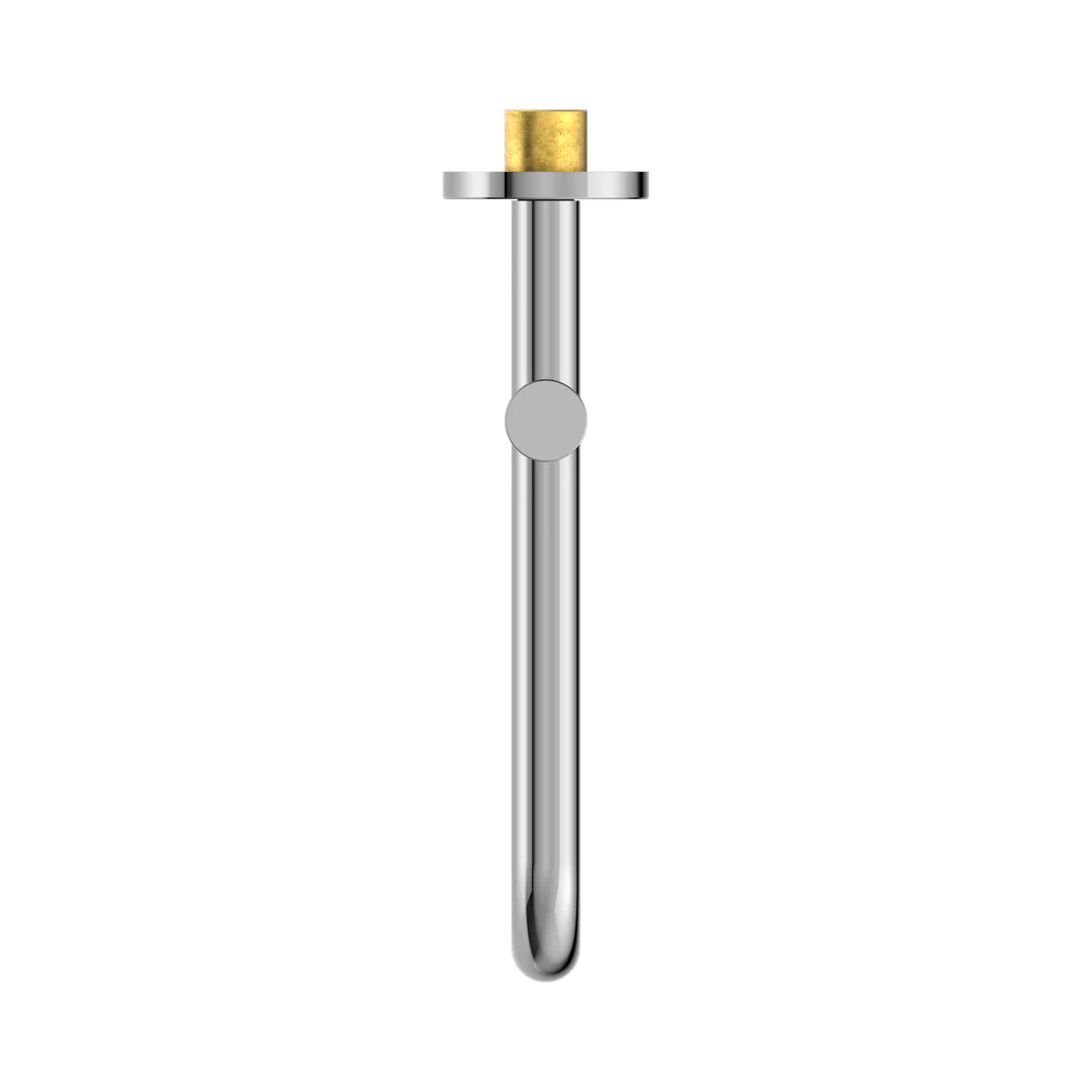 Nero Mecca Wall Mounted Swivel Basin/Bath Spout Only 225mm Chrome - Image 5