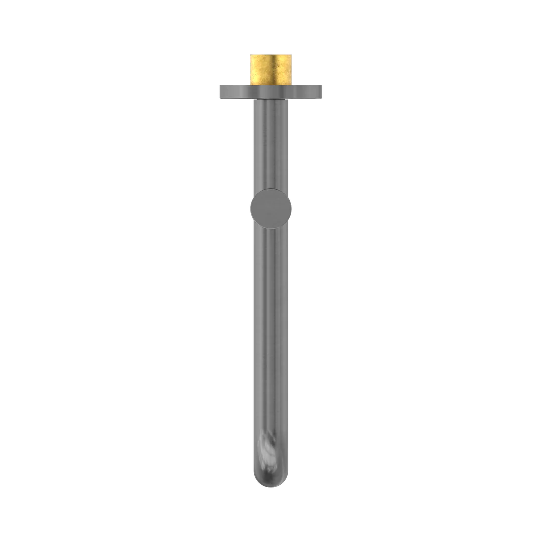 Nero Mecca Wall Mounted Swivel Basin/Bath Spout Only 225mm Gunmetal - Image 8