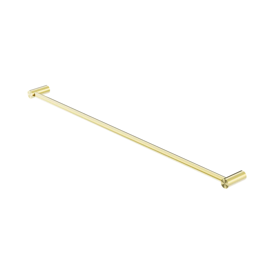 Nero New Mecca Single Towel Rail 800Mm Brushed Gold