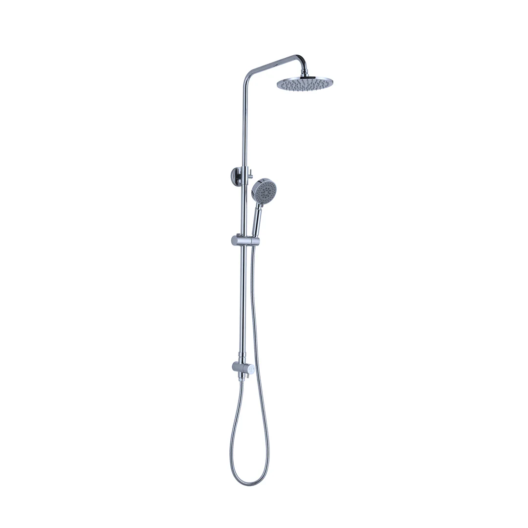 Nero Nova Round Shower Set Bottom Inlet - Chrome - Image 4