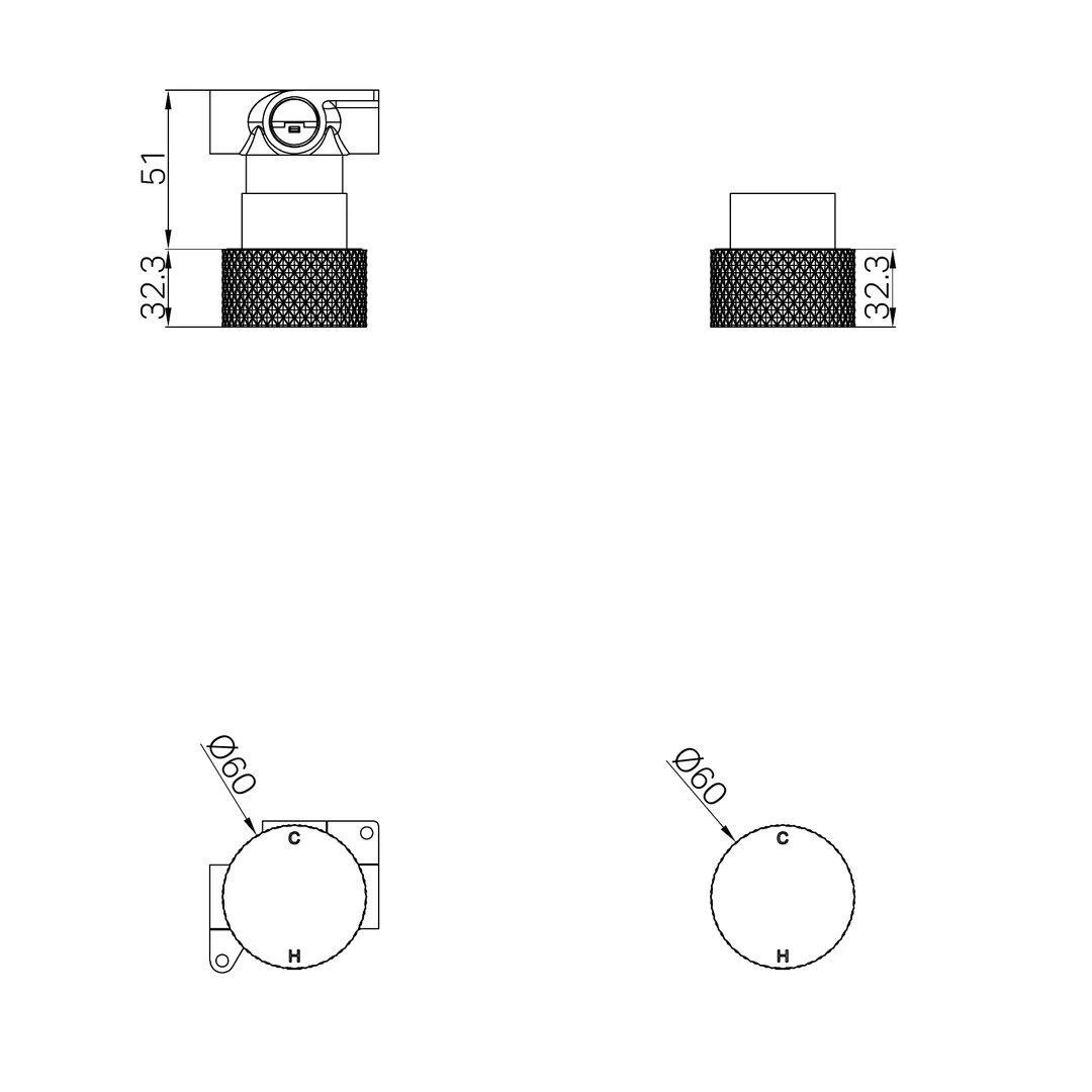 Nero Opal Progressive Shower Mixer Graphite - Image 3