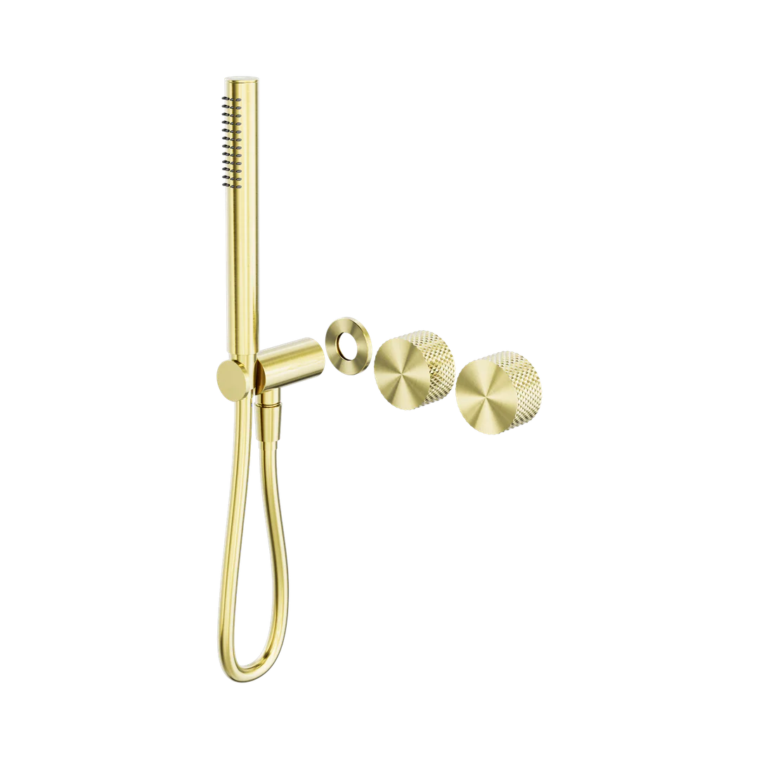 Nero Opal Progressive Shower System Separate Plate Trim Kits Only Brushed Gold