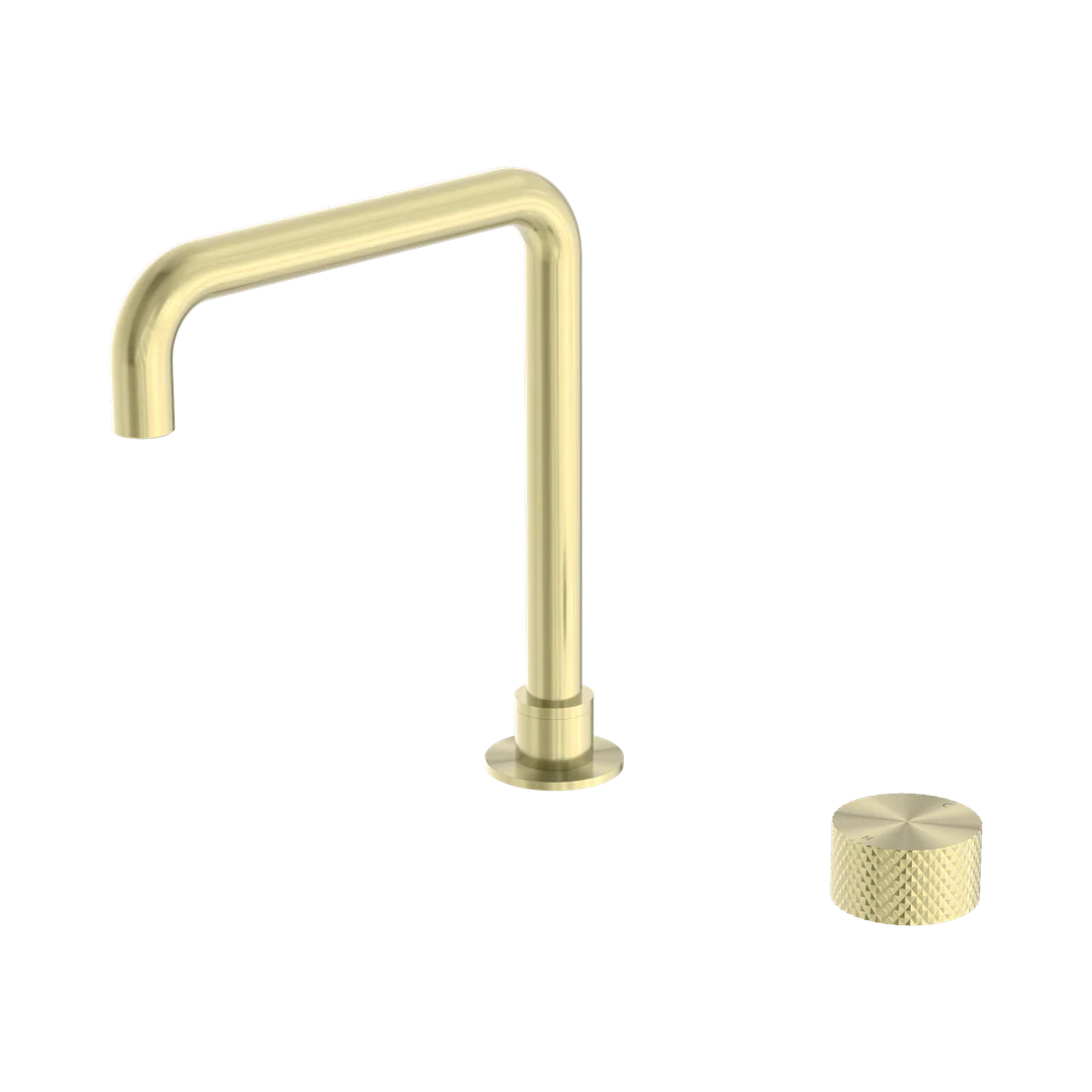 Nero Opal Progressive Tall Basin Set Brushed Gold