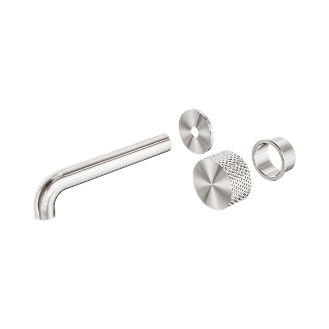 Nero Opal Progressive Wall Basin/Bath Set 120Mm Trim Kits Only Brushed Nickel