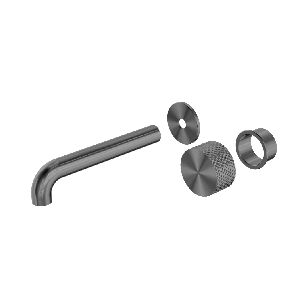 Nero Opal Progressive Wall Basin/Bath Set 260Mm Trim Kits Only Graphite