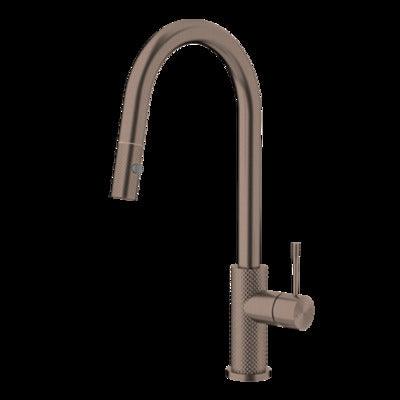Nero Opal Pull Out Sink Mixer With Vegie Spray - Brushed Bronze - Image 5