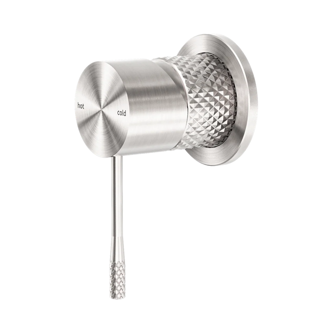 Nero Opal Shower Mixer 60Mm Plate Brushed Nickel