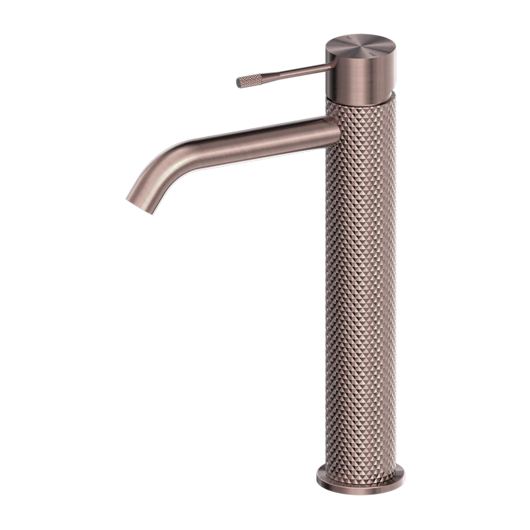 Nero Opal Tall Basin Mixer Brushed Bronze - Image 2