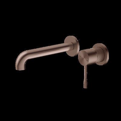 Nero Opal Wall Basin/Bath Mixer Separate Back Plate Brushed Bronze - Image 4