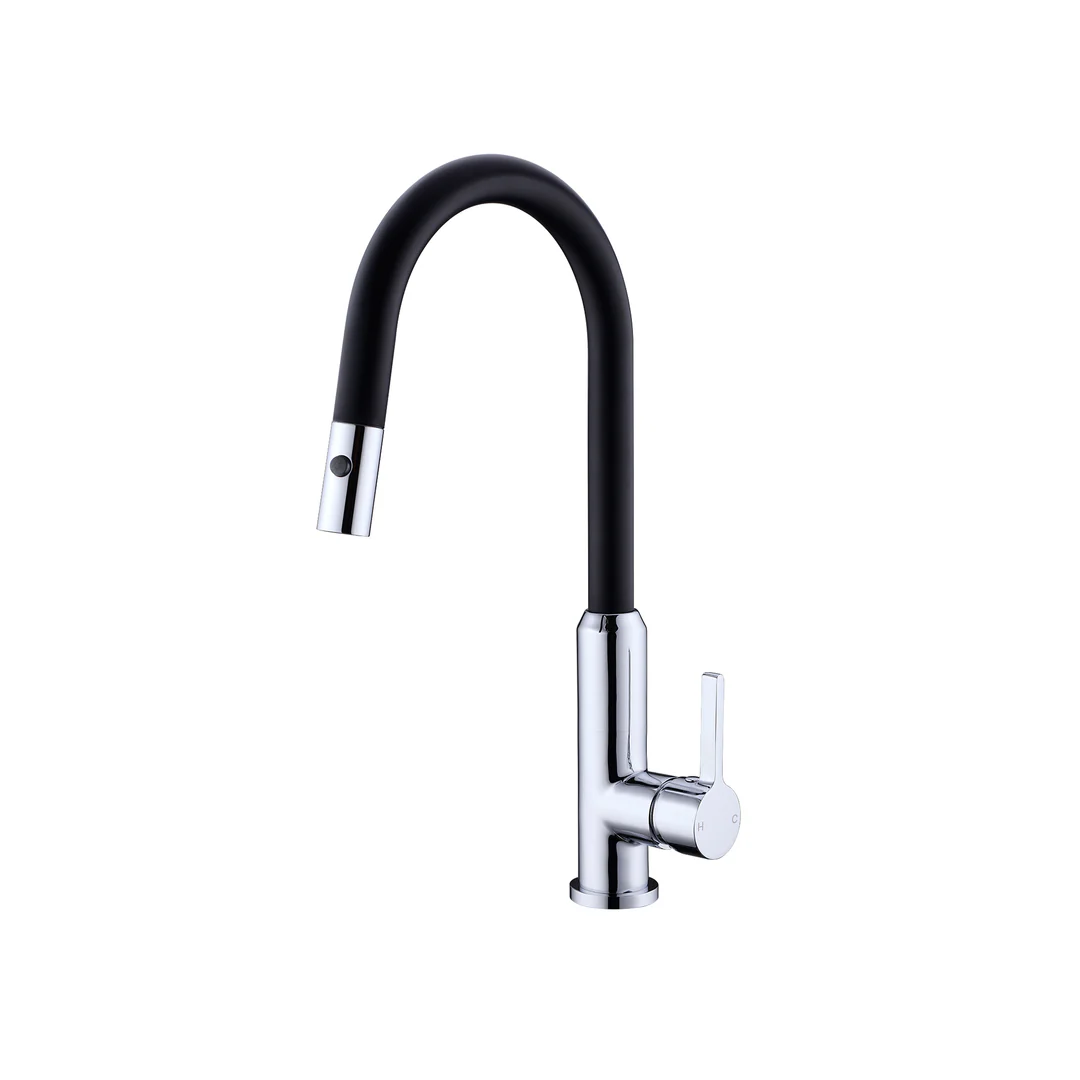 Nero Pearl Pull Out Sink Mixer With Vegie Spray Function - Matte Black - Image 6