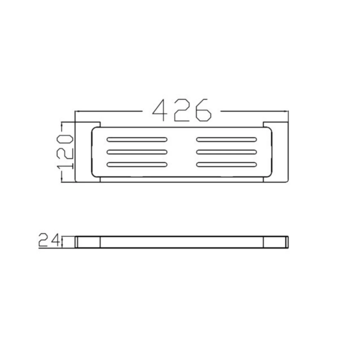 Nero Pearl/Vitra Metal Shelf - Gun Metal Grey - Image 3