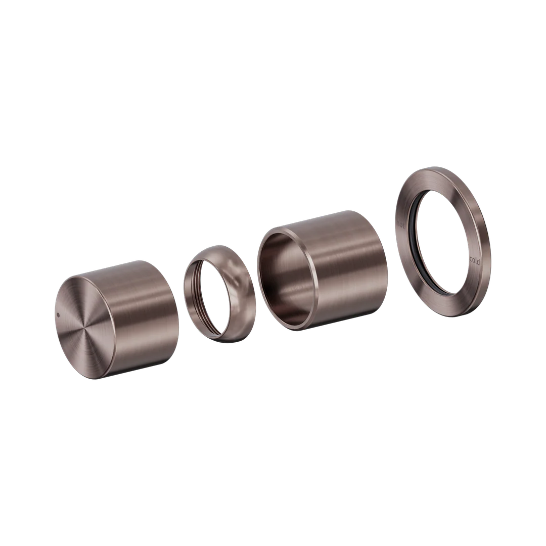 Nero Pure Ss316L Progressive Shower Mixer Trim Kits Only Brushed Bronze