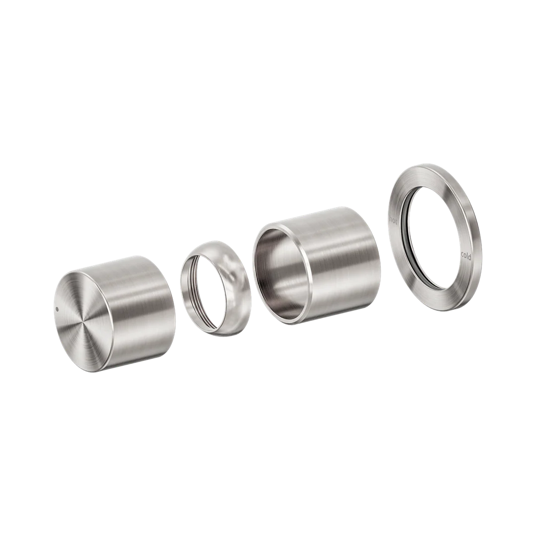 Nero Pure Ss316L Progressive Shower Mixer Trim Kits Only Brushed Nickel