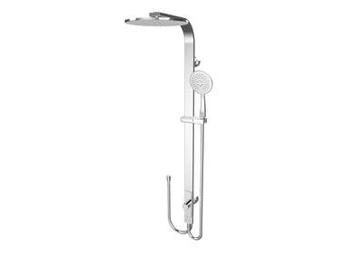 Nero Rain Round Shower Set Double Hose - Chrome - Image 8