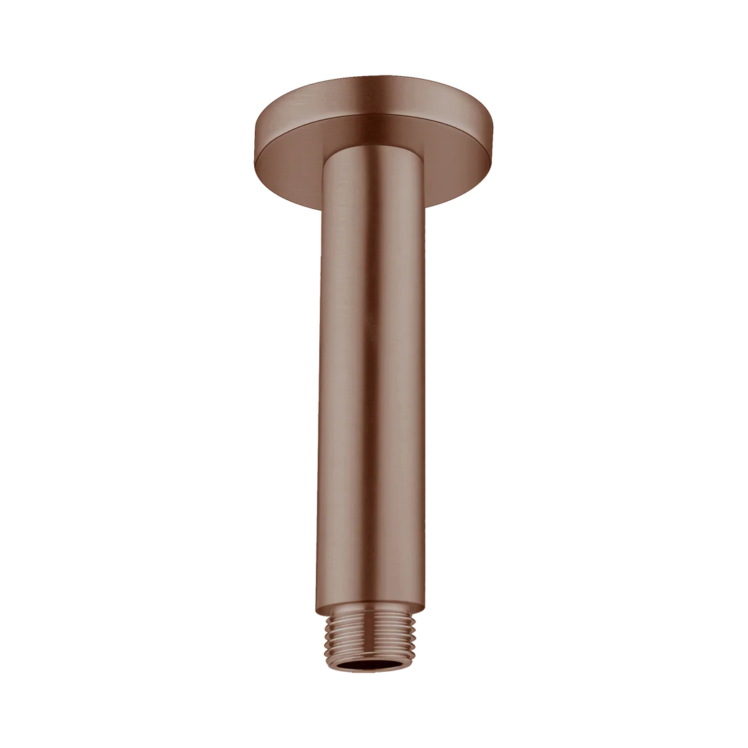 Nero Round Ceiling Arm 150Mm Length Brushed Bronze