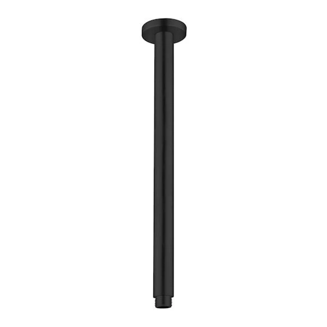 Nero 300Mm Round Ceiling Arm Matt Black