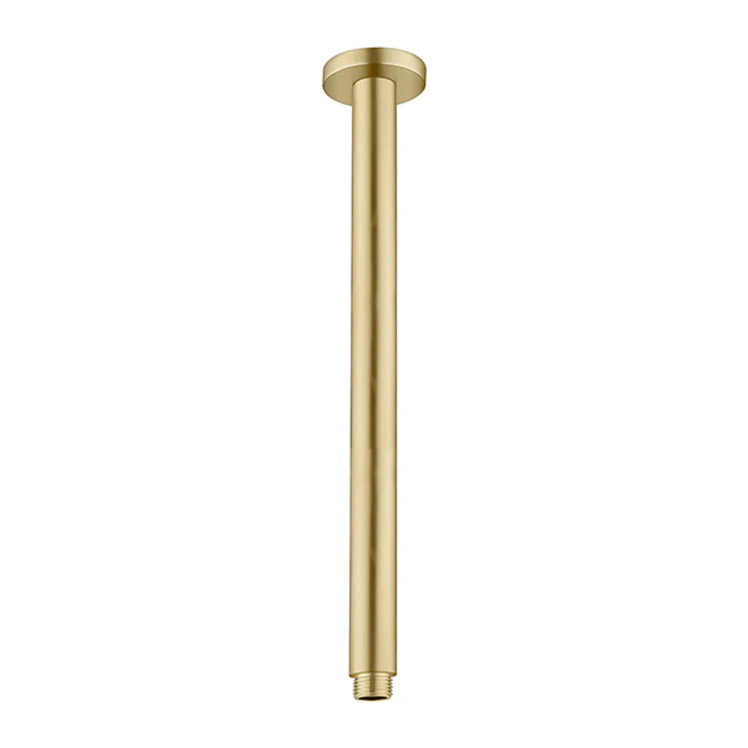 Nero Round Ceiling Arm Brushed Gold - Image 2