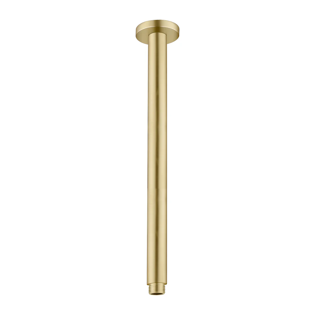 Nero Round Ceiling Arm Brushed Gold - Image 4