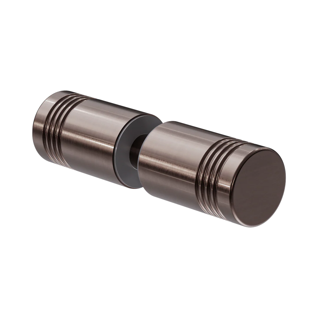 Nero Round Shower Knob Brushed Bronze