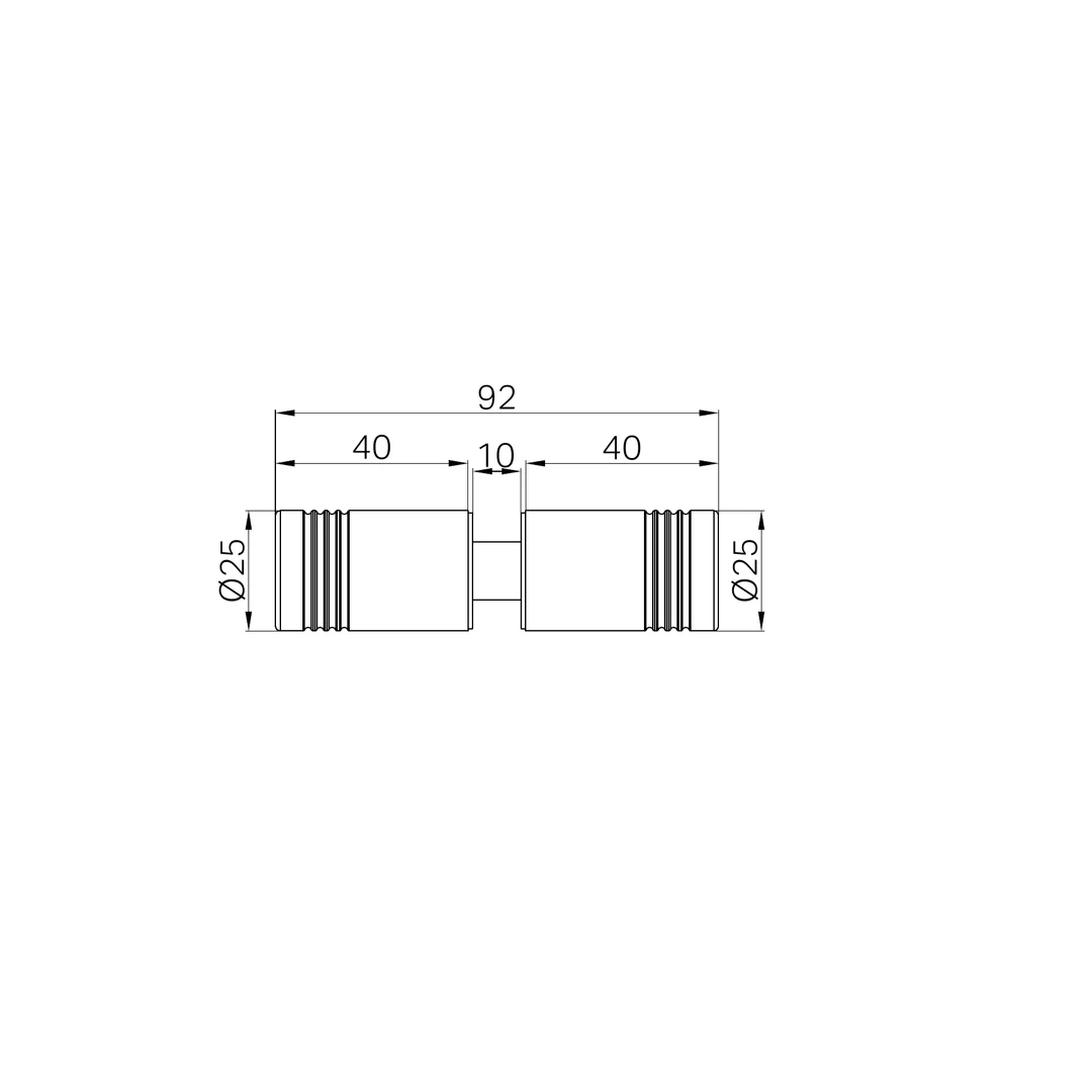 Nero Round Shower Knob Chrome - Image 2