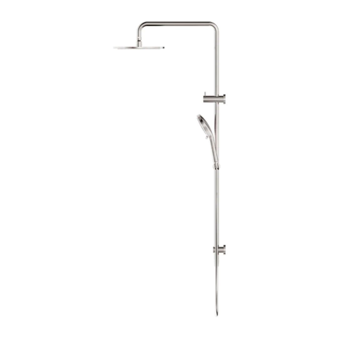 Nero Round Twin Shower Brushed Nickel - Image 3
