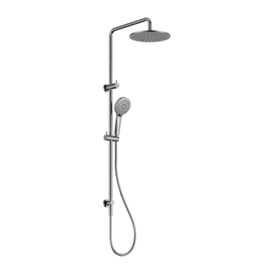 Nero Round Twin Shower Chrome