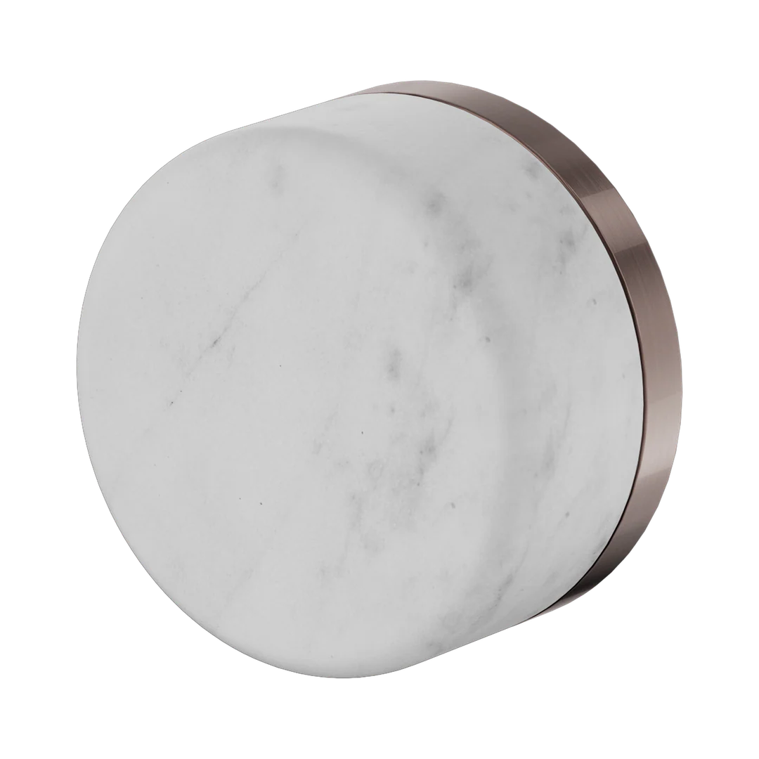 Nero Serenity Progressive Shower Mixer With Carrara Handle Brushed Bronze