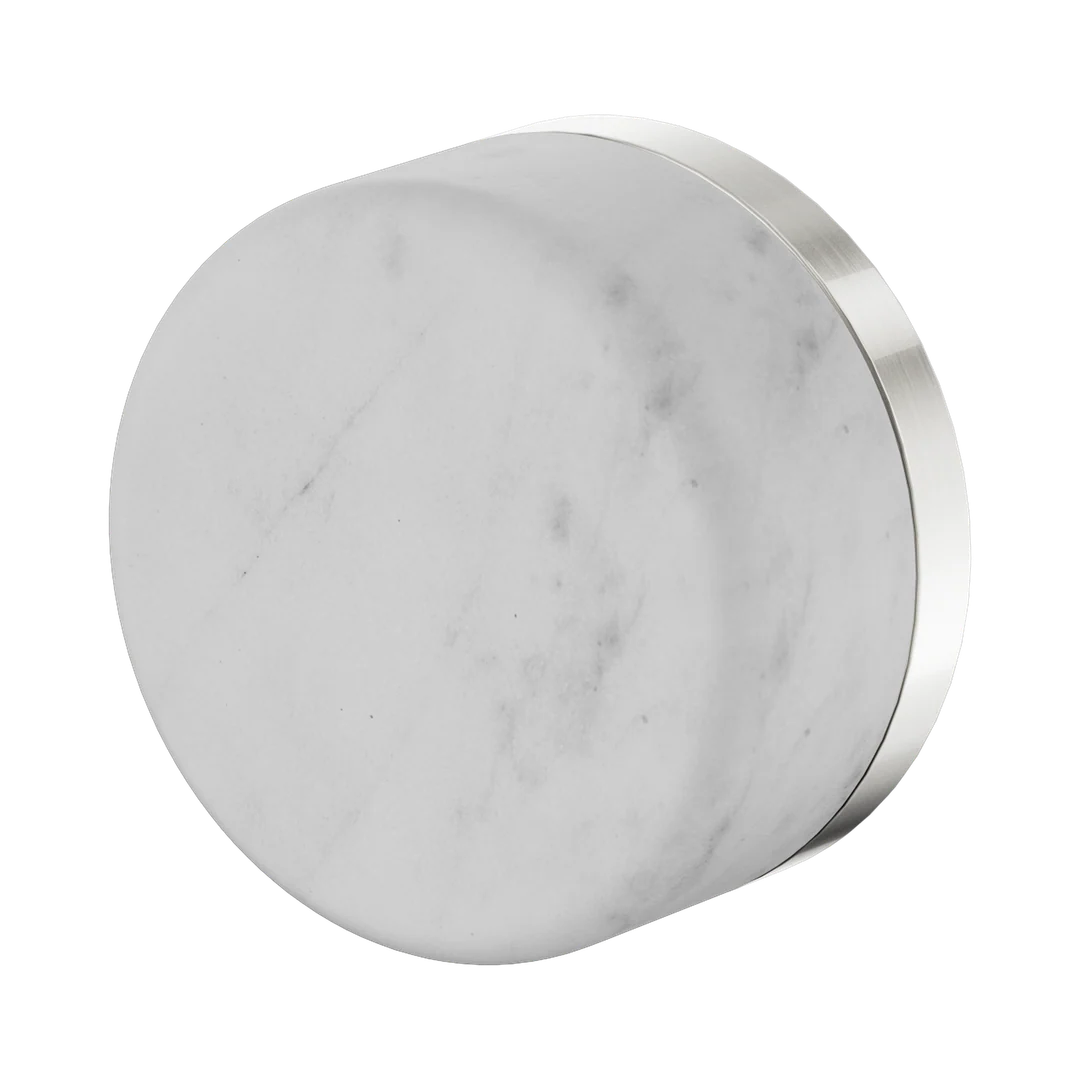 Nero Serenity Progressive Shower Mixer With Carrara Handle Brushed Nickel