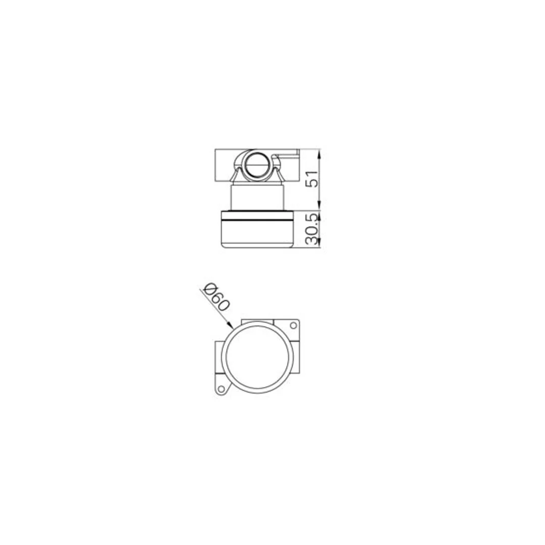 Nero Serenity Progressive Shower Mixer With Rome Travertine Handle Brushed Gold - Image 2
