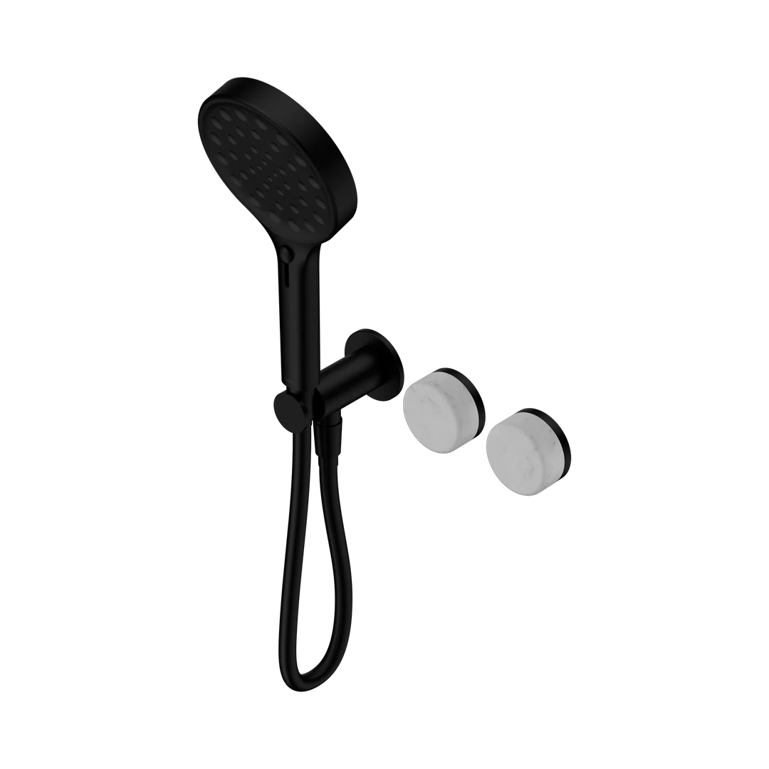 Nero Serenity Progressive Shower System With Carrara Handle & Serenity Hand Shower Matte Black