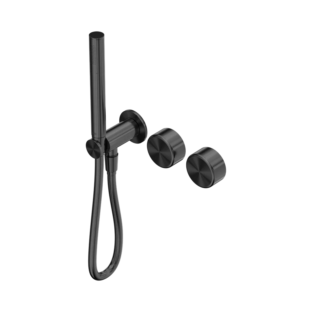 Nero Serenity Progressive Shower System With Metal Handle & Slim Shower Gun Metal