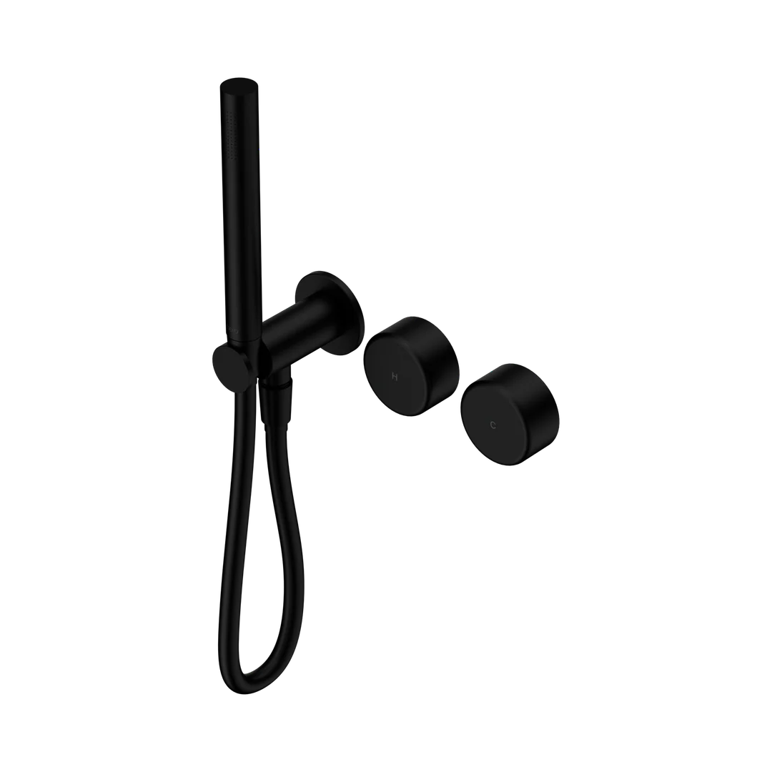 Nero Serenity Progressive Shower System With Metal Handle & Slim Shower Matte Black