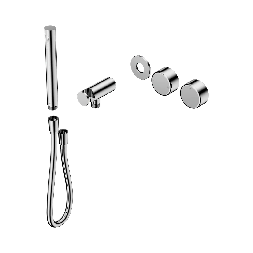Nero Serenity Progressive Shower System With Metal Handle & Slim Shower Trim Kit Only Chrome
