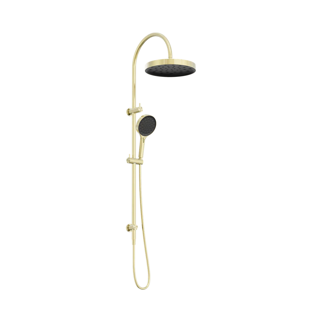 Nero Serenity Twin Shower Brushed Gold