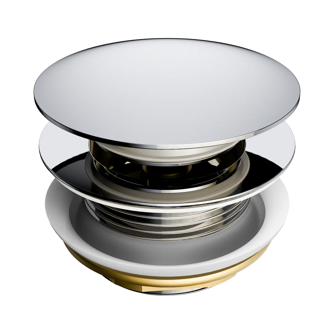 Nero Short Pop Up Bath Waste 40Mm Chrome