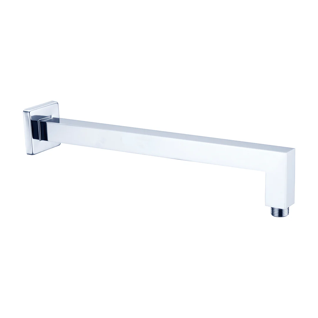 Nero Square Shower Arm - Chrome - Image 6
