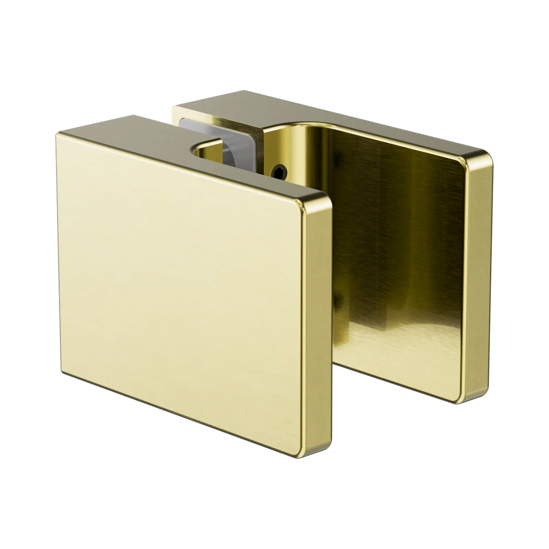 Nero Square Shower Knob Handle Brushed Gold